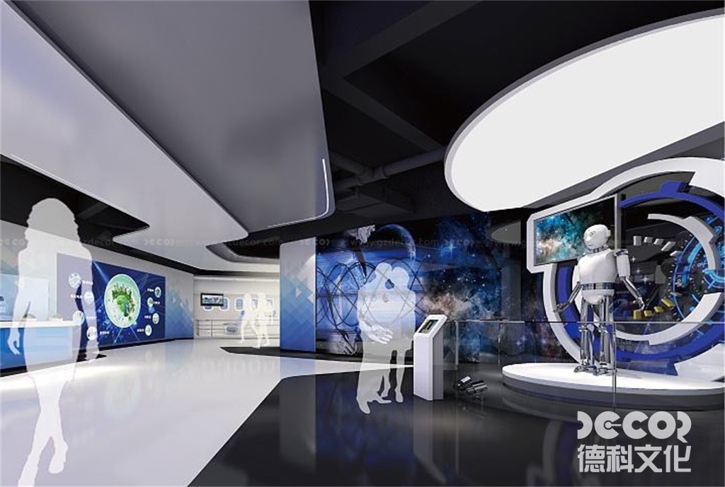 如何在科技展館設(shè)計(jì)中展示科技與工業(yè)發(fā)展的關(guān)聯(lián)？